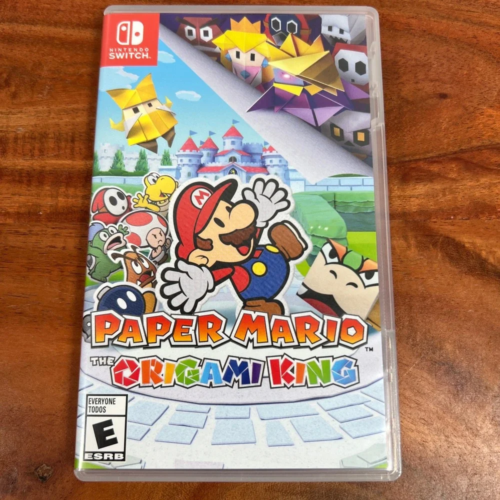 Paper Mario The Origami King Nintendo Switch Game TESTED WORKING USA